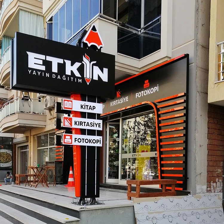 En Uygun Tabela - Totem Tabela Çeşiti Örnek